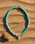 Aqua Shell Starfish Necklace