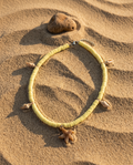 Lemon Heishi Conch & Starfish Necklace