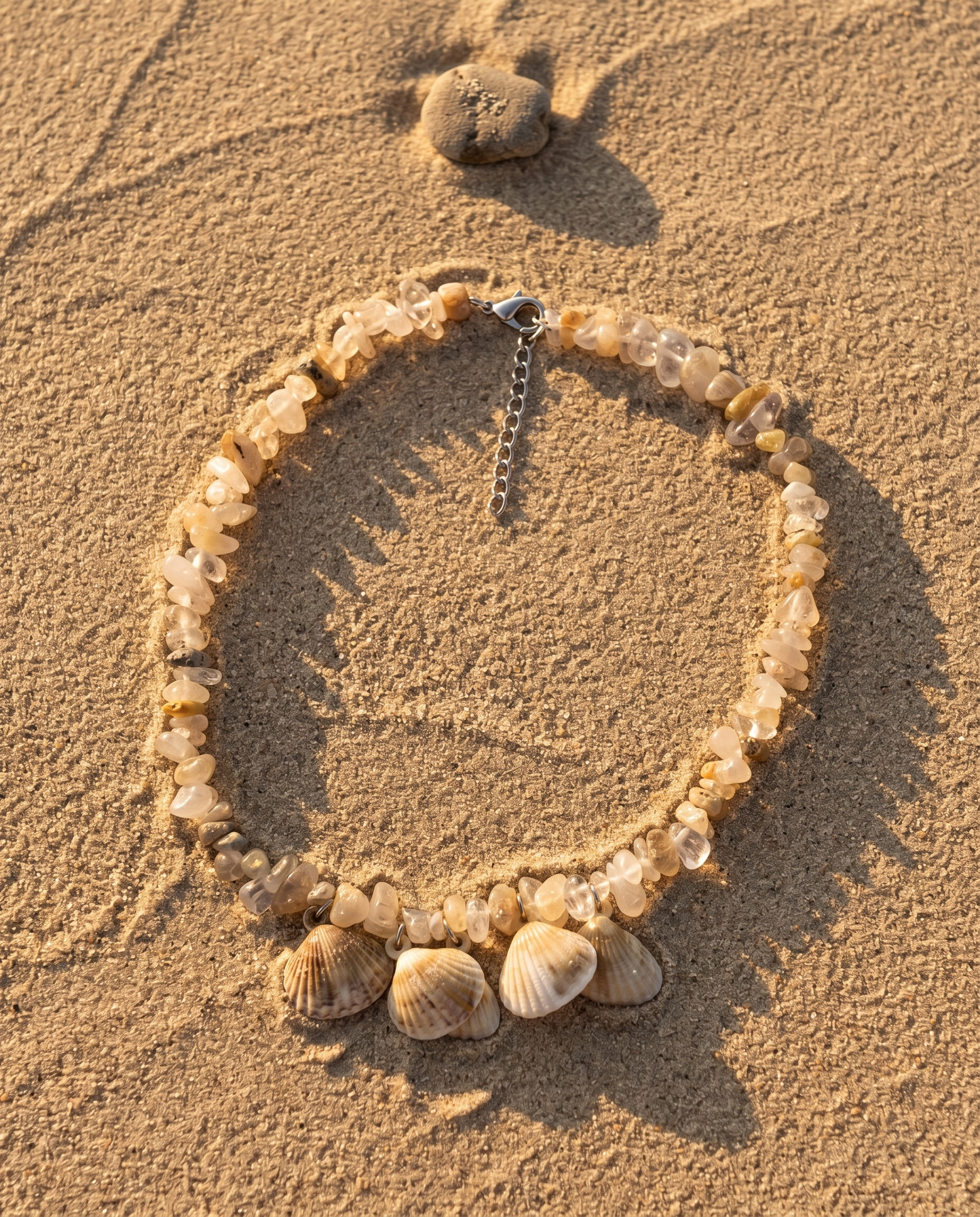 Sandbar Shell Charm Necklace
