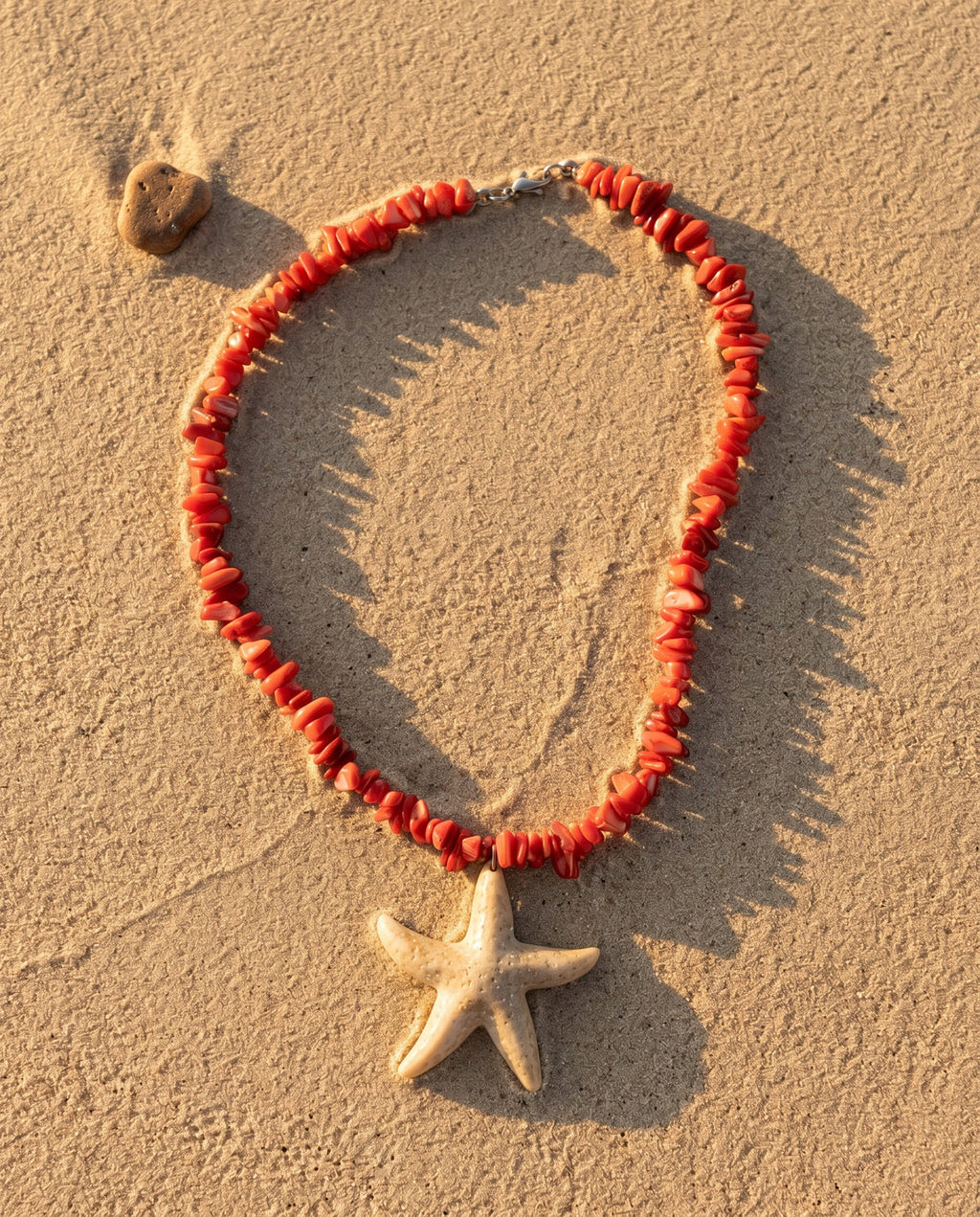 Scarlet Reef Starfish Necklace