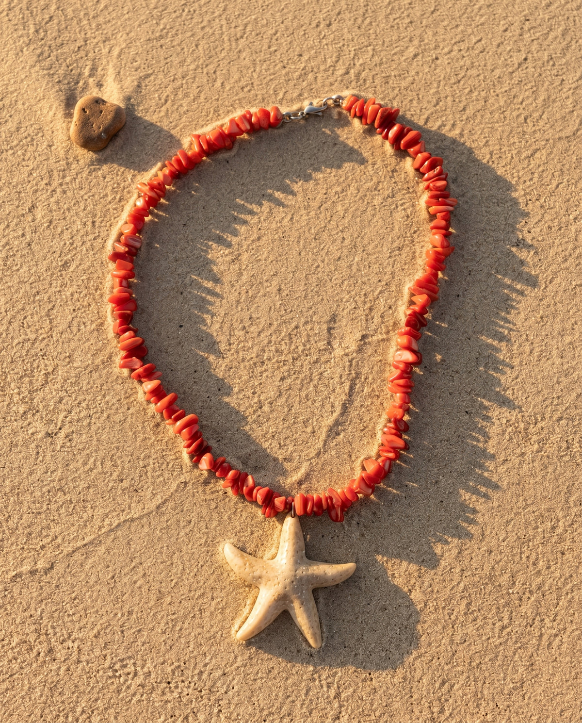 Scarlet Reef Starfish Necklace