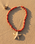 Scarlet Reef Starfish Necklace