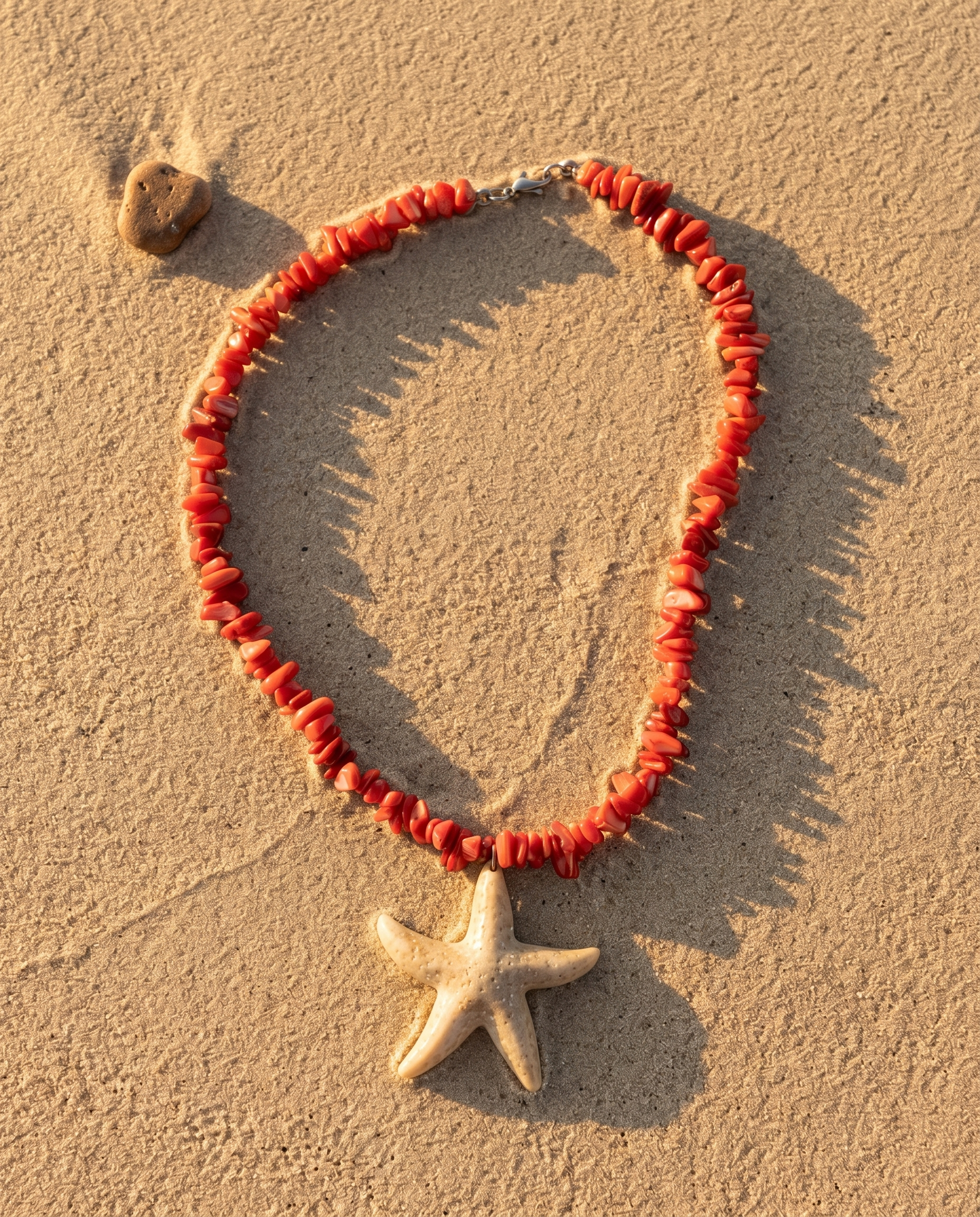 Scarlet Reef Starfish Necklace