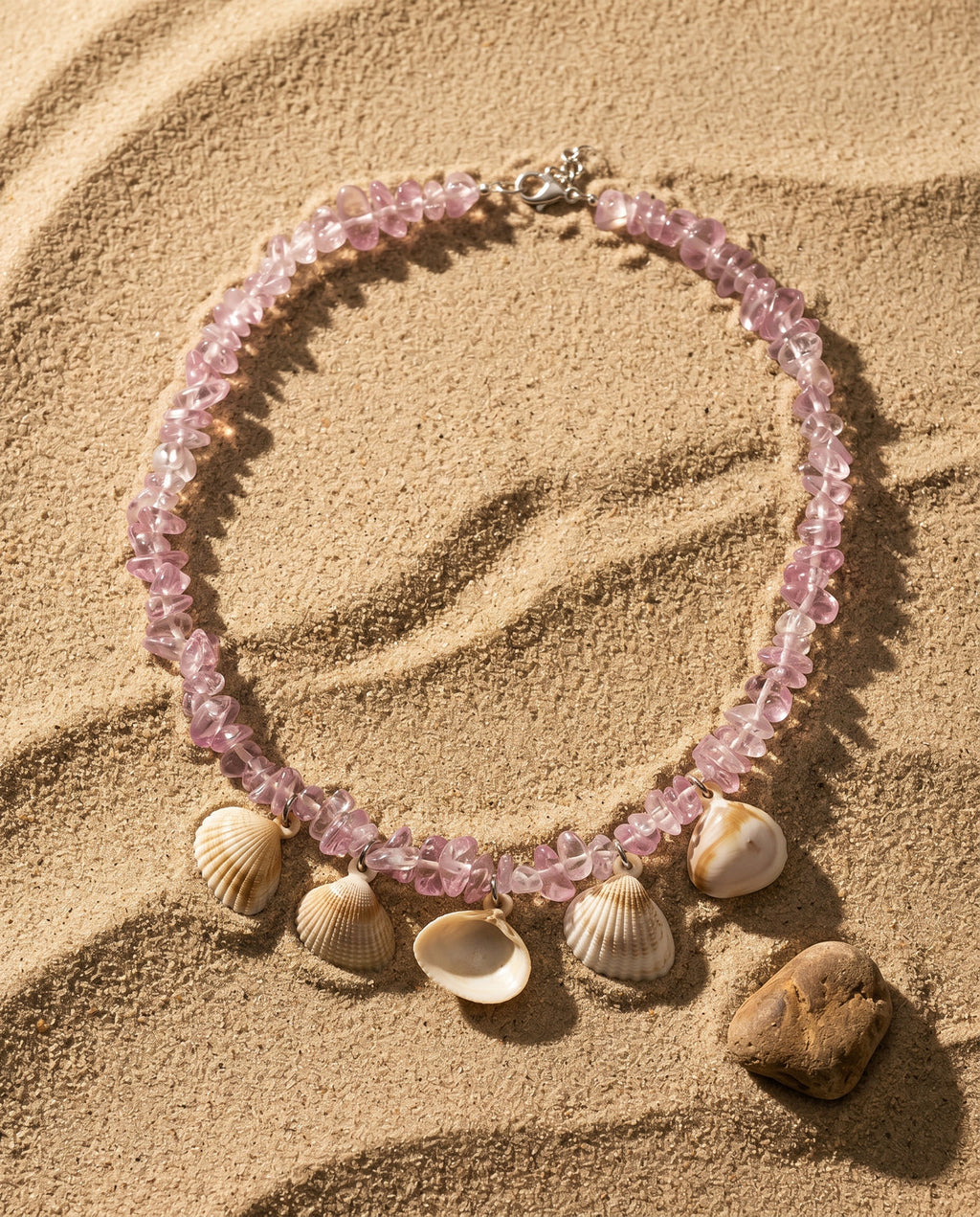 Rose Lagoon Shell Necklace