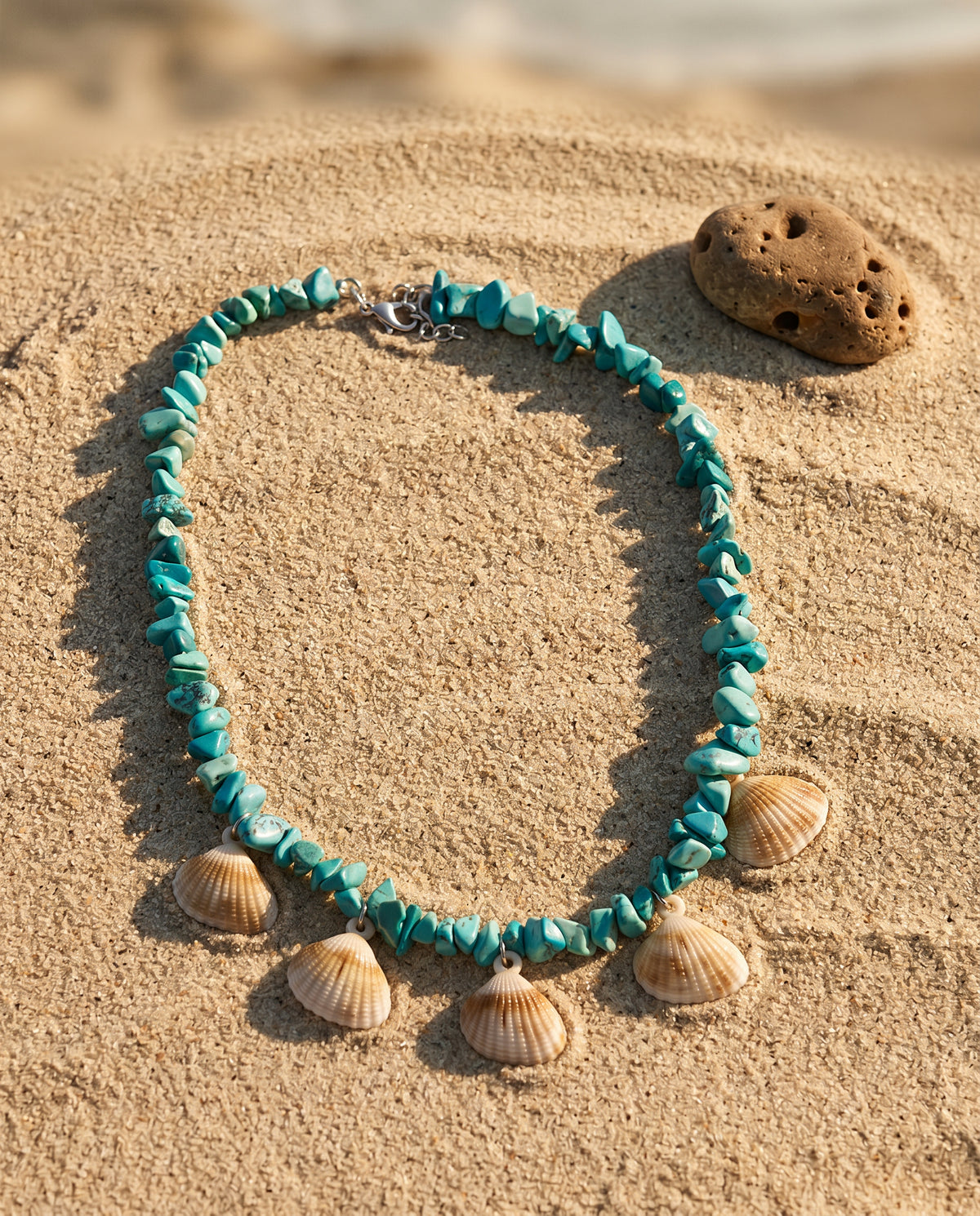 Turquoise Cove Shell Necklace