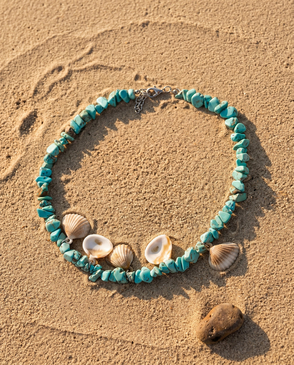 Aqua Lagoon Shell Necklace