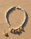 White Howlite & Shell Fringe Necklace