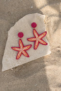 Coral Bloom Starfish Earrings