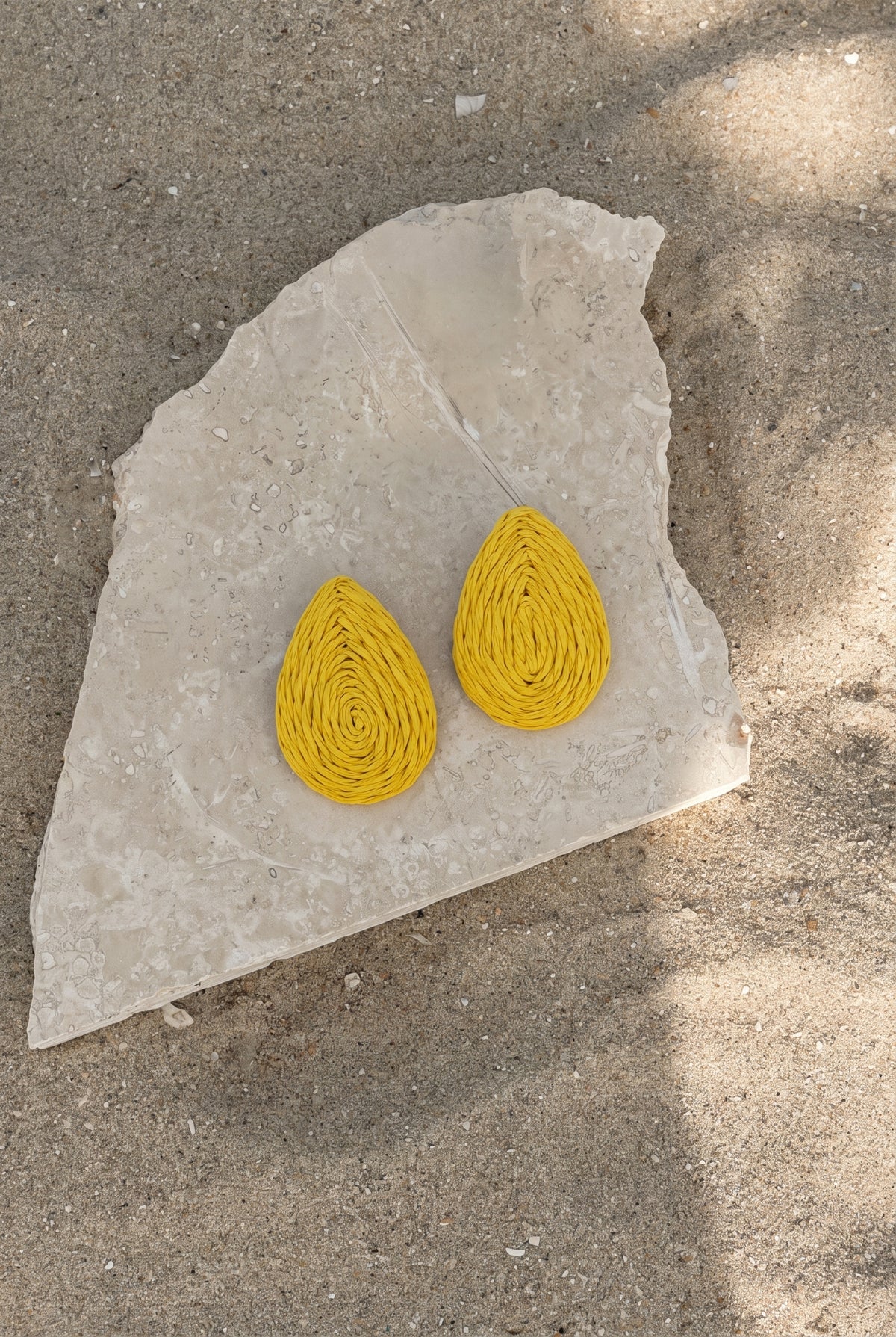 Desert Shell Teardrop Earrings