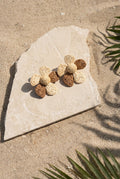 Dune Flower Raffia Earrings