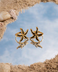 Onyx Tide Starfish Ring