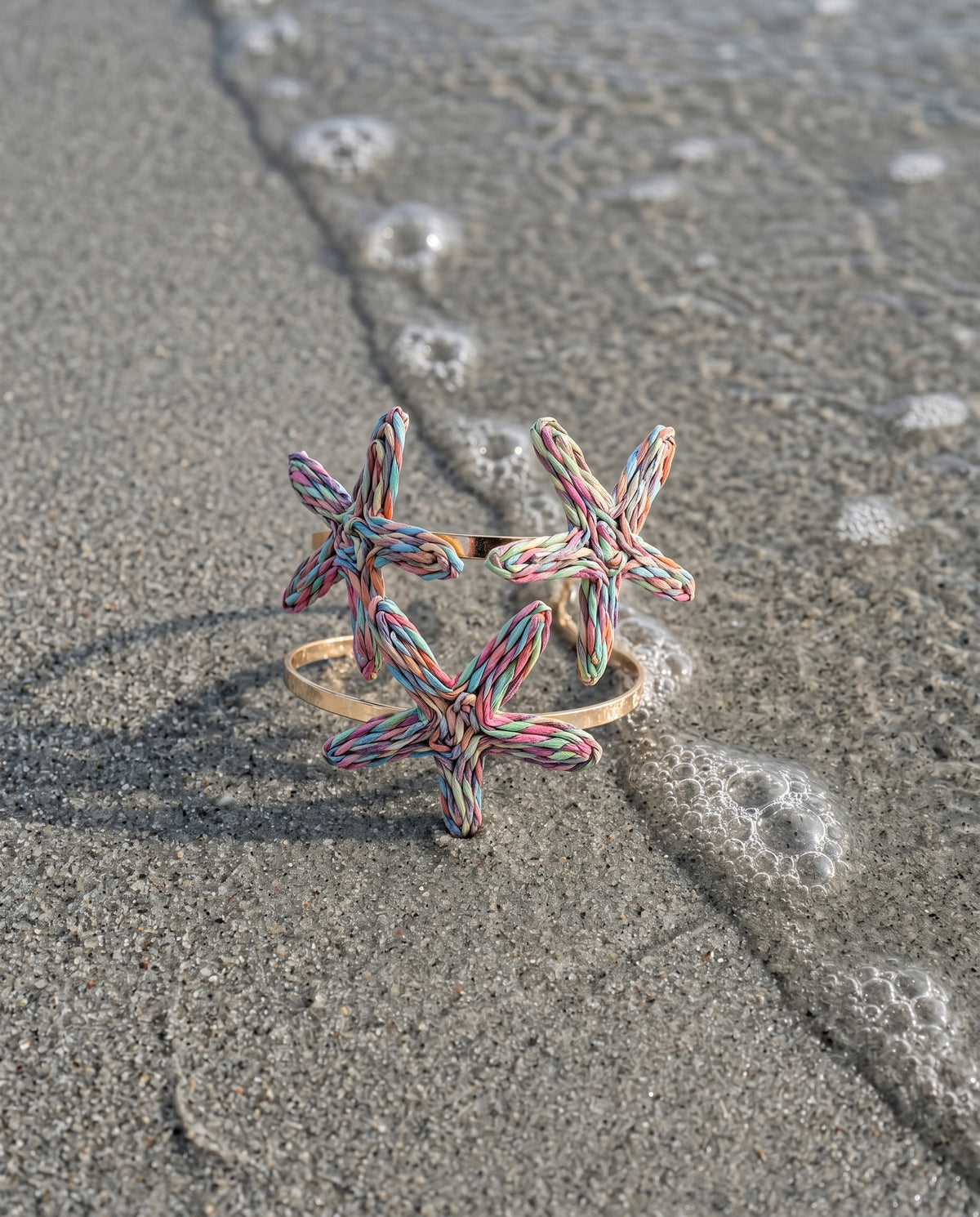 Pastel Reef Starfish Cuff