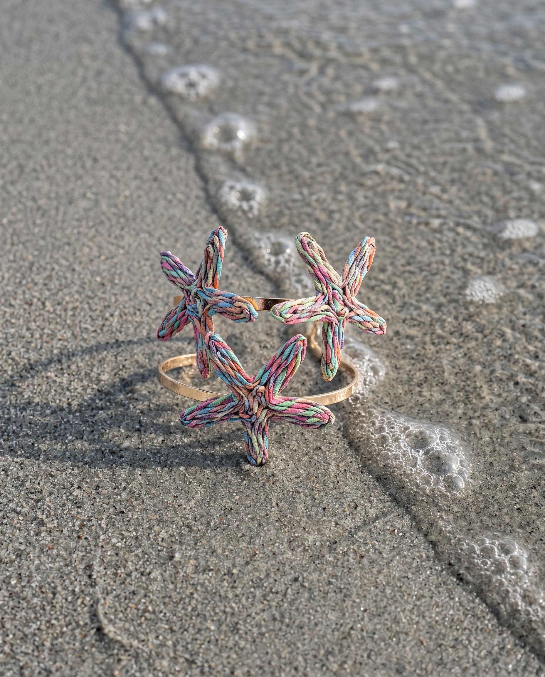 Pastel Reef Starfish Cuff