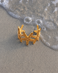 Golden Reef Starfish Cuff