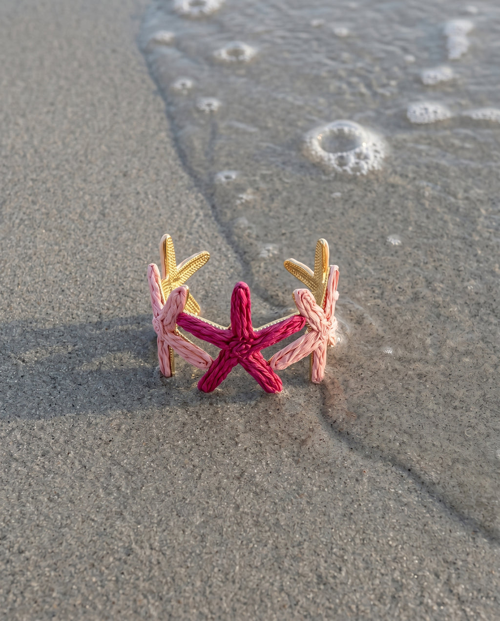 Blush Crown Starfish Bangle