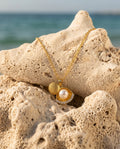 Pearl Shell Locket Necklace