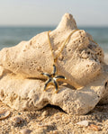 Sculpted Gold Starfish Necklace