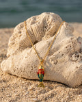 Koi Fish Enamel Necklace