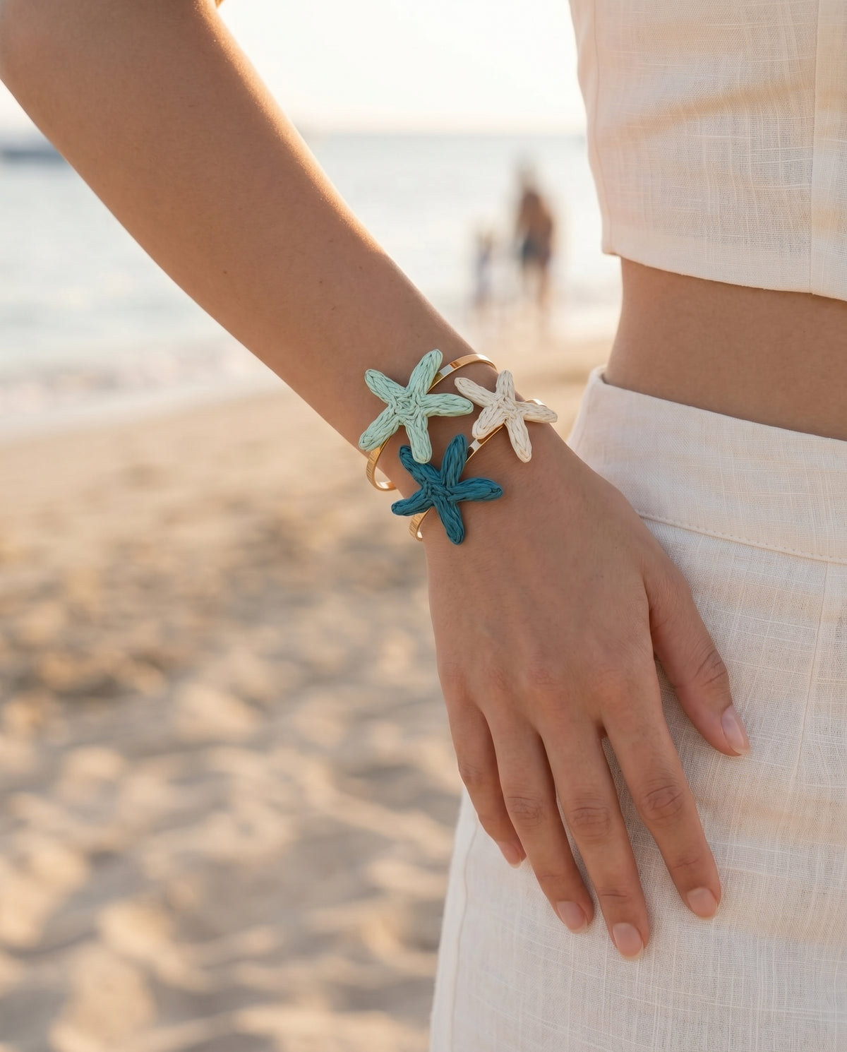 Ocean Drift Starfish Bangle - detail