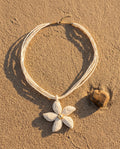 White Bloom Multi-Strand Necklace