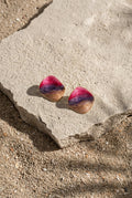Sunset Swirl Enamel Studs