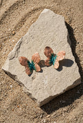 Bronze Butterfly Enamel Studs
