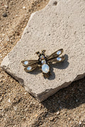 Opal Dragonfly Brooch