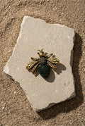 Emerald Bee Brooch