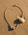Rose Heart Crystal Necklace