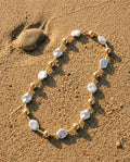 Baroque Petal Pearl Necklace